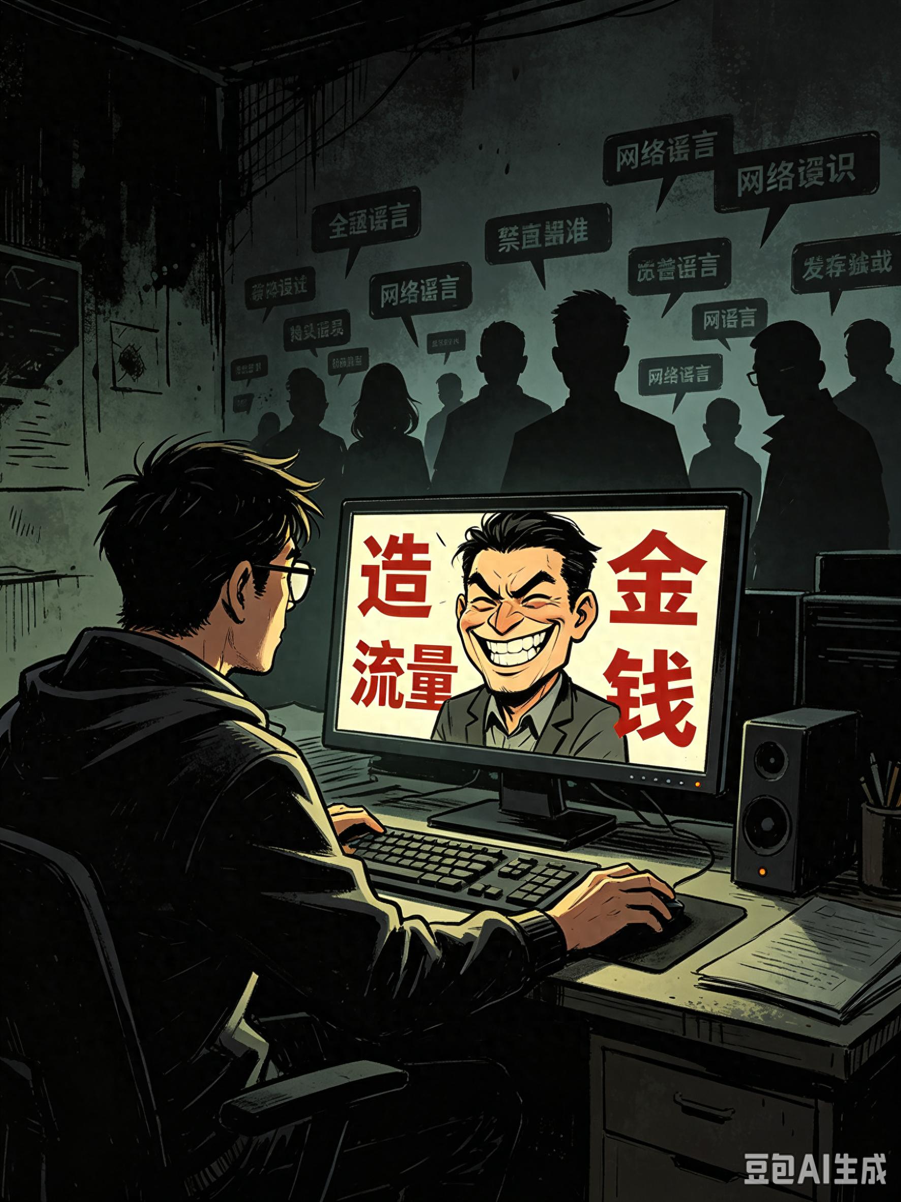 造谣博流量终踩红线！闫学晶一案揭露网暴牟利完整产业链