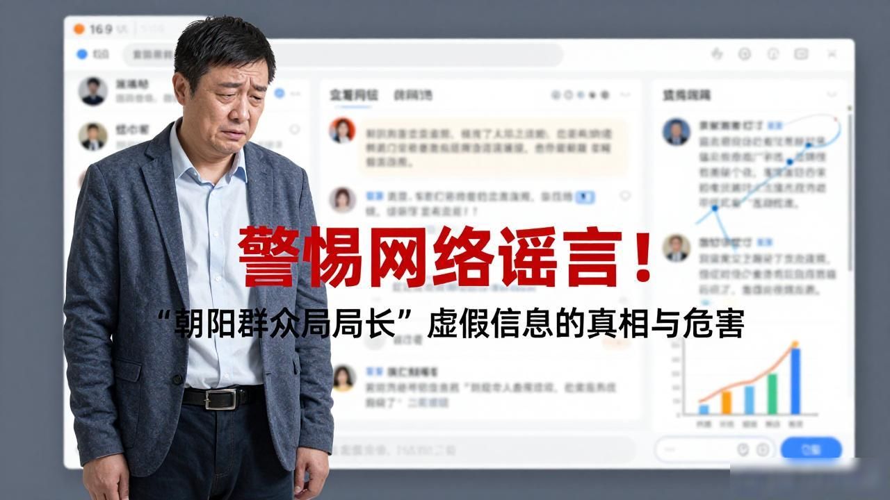 警惕网络谣言！"朝阳群众副局长"虚假信息的真相与危害